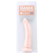 Basix Slim 7 Inch Dildo in Flesh