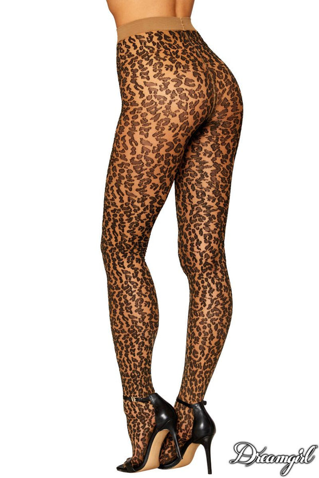Leopard Pantyhose