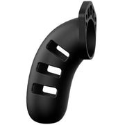 ManCage 21 4.5 Inch Silicone Cock Cage in Black