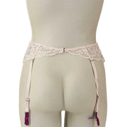 Sophie B Delicate Lace Garter Pink S
