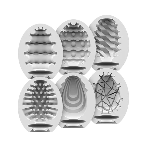 Masturbator Eggs  Set of 6 Assorted Styles