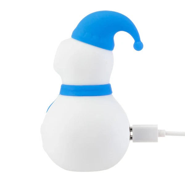 Snowy Kiss Clitoral Stimulator Snowman (Blue & White)