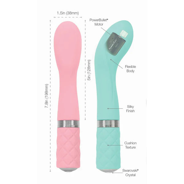 Pillow Talk Sassy G-Spot Massager Teal