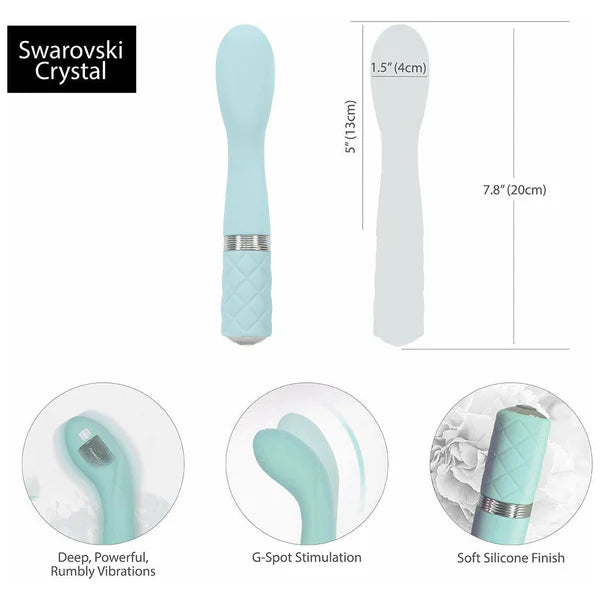 Pillow Talk Sassy G-Spot Massager Teal