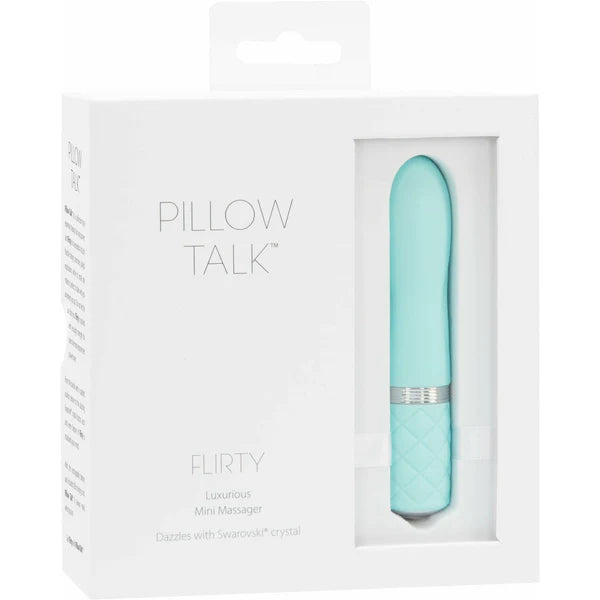 Pillow Talk Flirty Mini Massager Teal