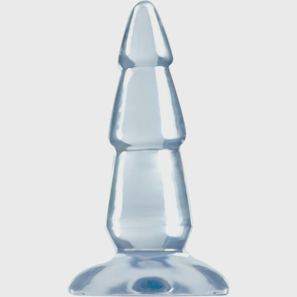 Jelly Crystal - Rigid Butt Plug - Clear - 6"