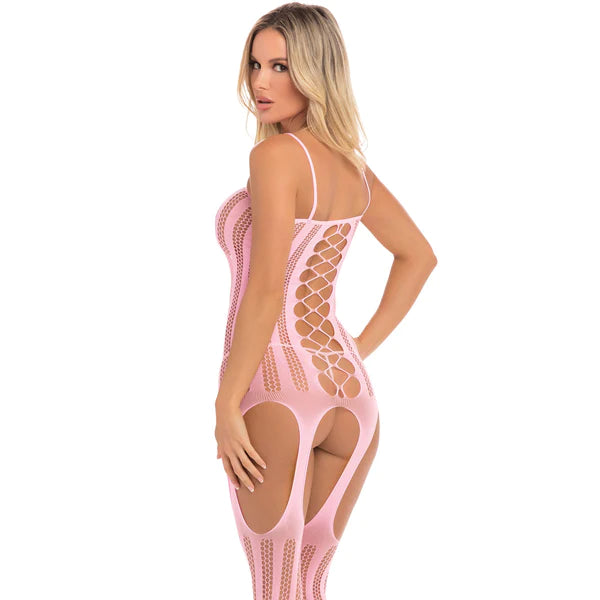 Fake News Bodystocking Pink OS