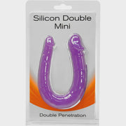 Silicone Double Mini Double Penetration Dong Purple