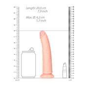 Slim Realistic Dildo with Suction Cup 7''/ 18 cm