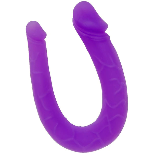 Silicone Double Mini Double Penetration Dong Purple