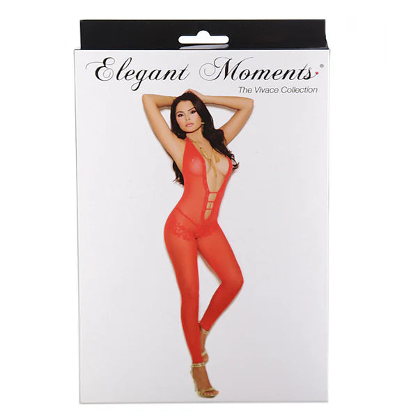 Vivace Collection Body Stocking Red O/S