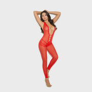 Vivace Collection Body Stocking Red O/S