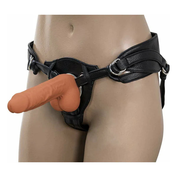 Addiction Steven 7.5" Silicone Dong Caramel