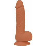 Addiction Steven 7.5" Silicone Dong Caramel