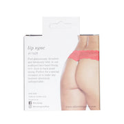 Lip Sync Pearl Thong Red OS