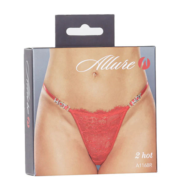 2 Hot Thong Red OS