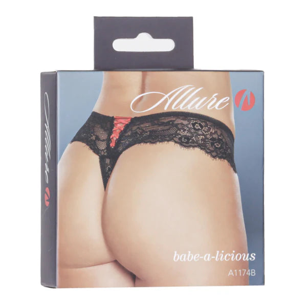 Babe-a-licious Thong Black OS