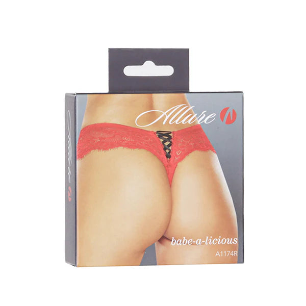 Babe-a-licious Thong Red OS