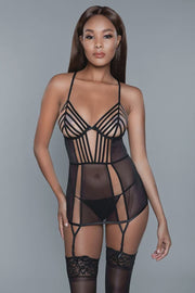 Jessica Chemise Black O/S