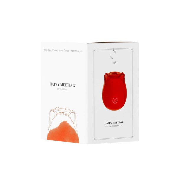 Happy Meeting Rose Clitoral Suction Stimulator Red