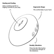 Temp Heating & Cooling Massager Lavender Blue