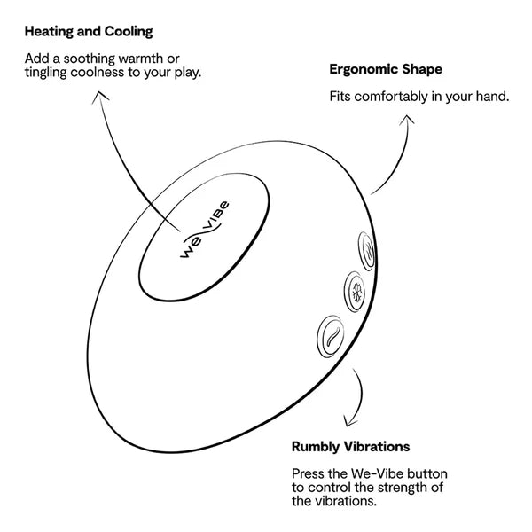 Temp Heating & Cooling Massager Lavender Blue