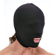 Open Mouth Stretch Hood Black  OS