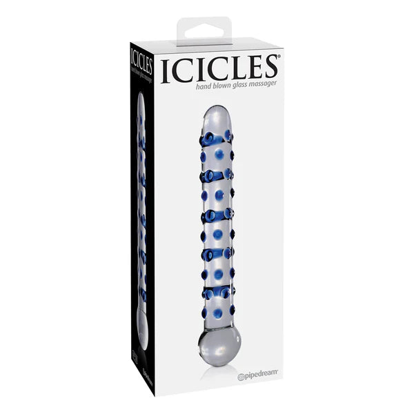 Icicles No. 50 - Hand Blown Glass Massager