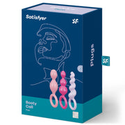 Plugs Silicone 3 Pieces Set in multi Colored