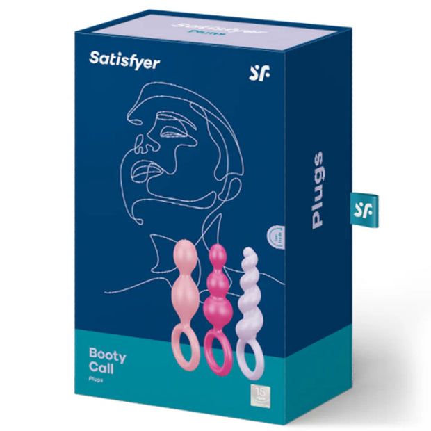 Plugs Silicone 3 Pieces Set in multi Colored