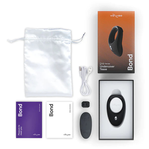 We-Vibe Bond Wearable Cock Ring with Remote Control Black
