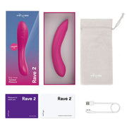 Rave 2 Twisted Pleasure G-Spot Vibrator Fuchsia