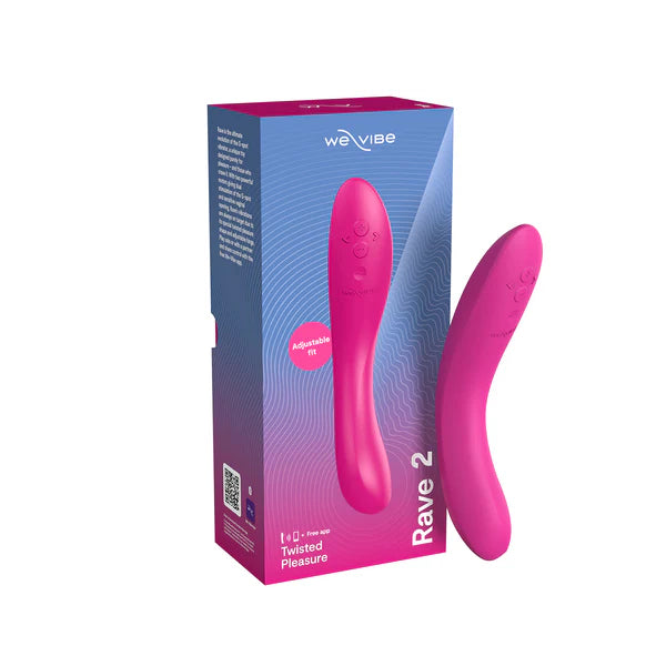 Rave 2 Twisted Pleasure G-Spot Vibrator Fuchsia