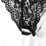 Hookup Lace Boy Shorts With Pleasure Pearls in OS
