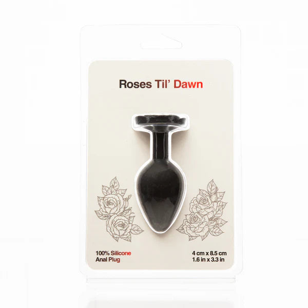 Roses Til’ Dawn Silicone Anal Plug Medium