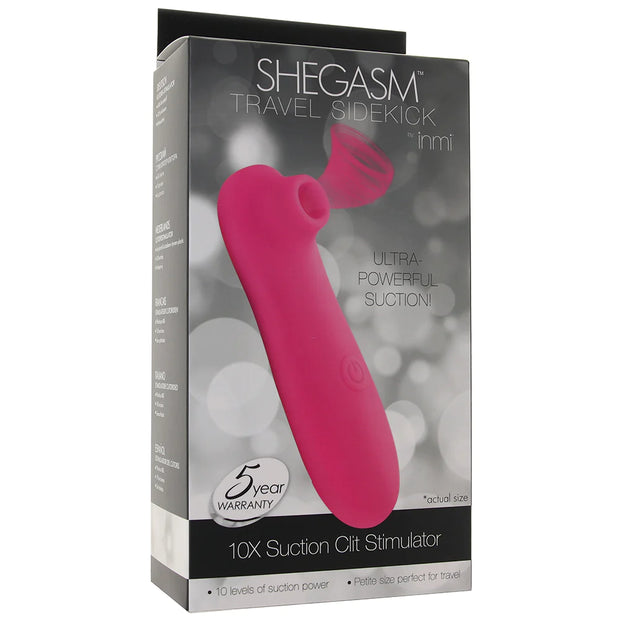 Shegasm Travel Sidekick 10X Suction Clit Stimulator