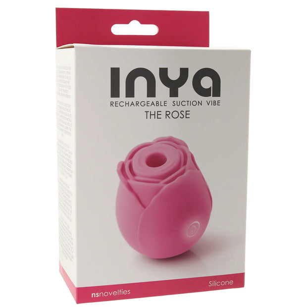 Inya The Rose Rechargeable Suction Vibe in Pink