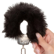 Ultra Fluffy Furry Cuffs in Black