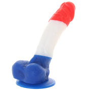 Colours Pleasures 8 Inch Tricolor Dildo