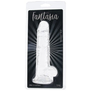 Fantasia Ballsy 6.5 Inch Dildo in Clear