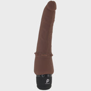 Power Cock 7 Inch Slim Realistic Vibe in Dark Brown