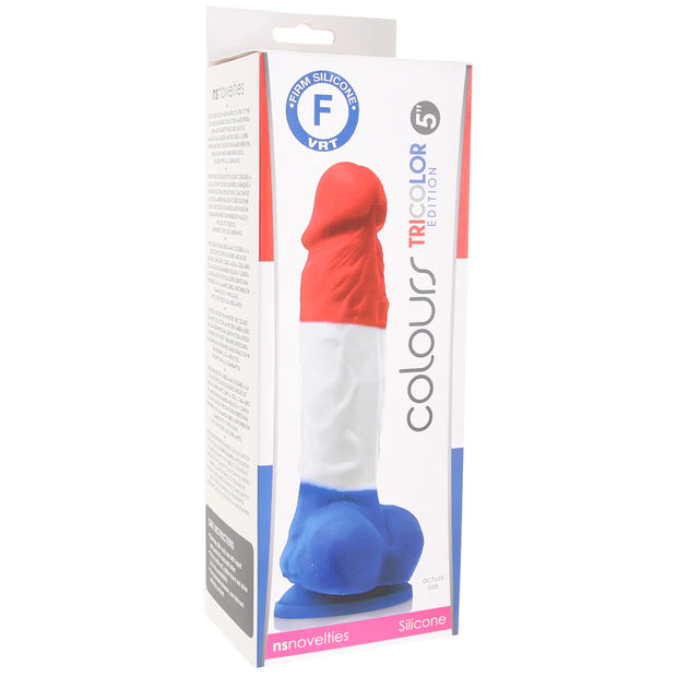 Colours Pleasures 5 Inch Tricolor Dildo