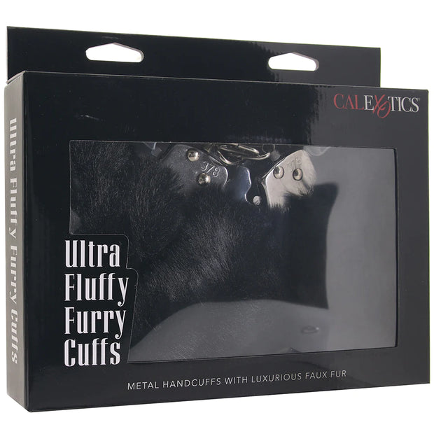 Ultra Fluffy Furry Cuffs in Black