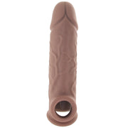 Performance Maxx 7 Inch Silicone Extender in Brown