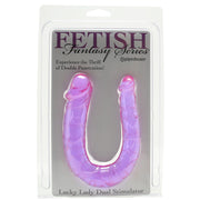 Lucky Lady Dual Stimulator Dildo Purple