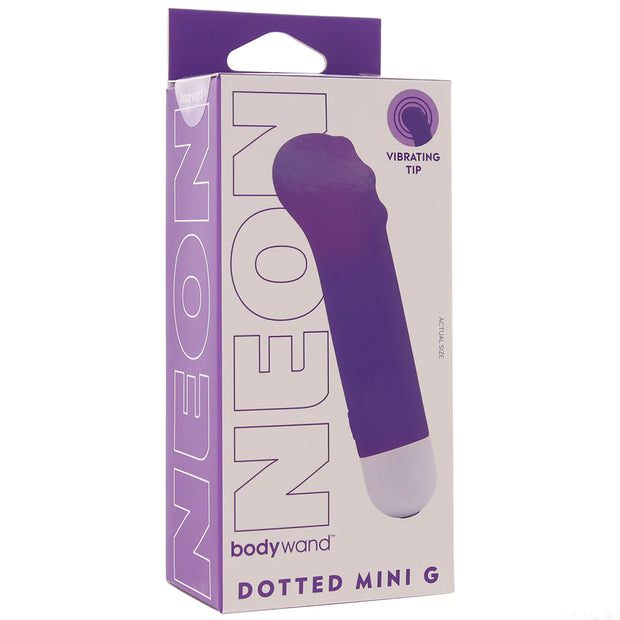 BodyWand Dotted Mini G Vibe in Purple