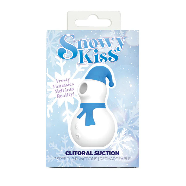 Snowy Kiss Clitoral Stimulator Snowman (Blue & White)