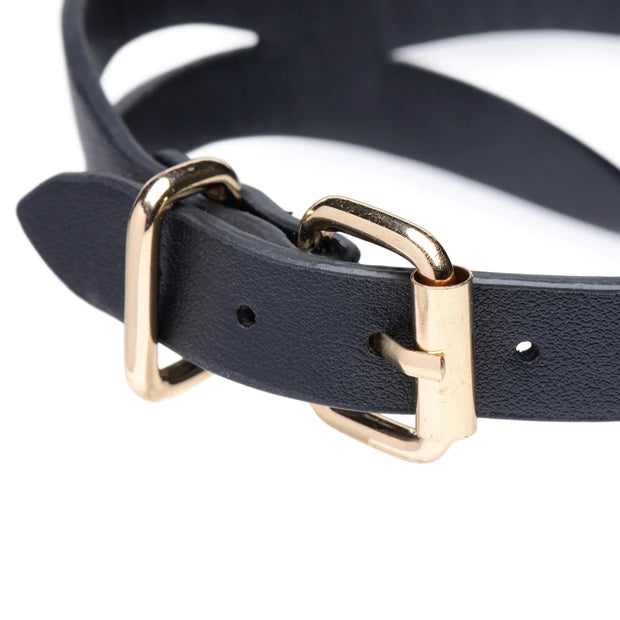 Master Series Bondage Baddie Collar and O-Ring