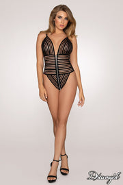 Striped Zipper Teddy s