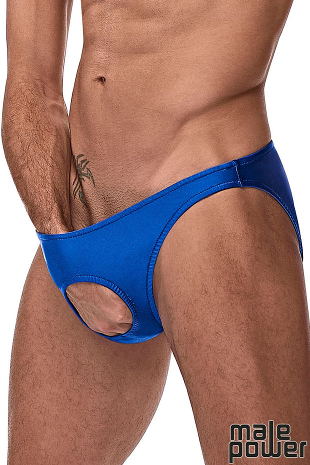 Nylon/Spandex Pouchless Panty Royal Blue 0/S